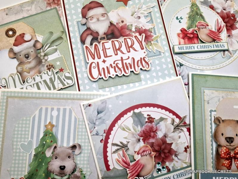 mint mistletoe christmas cardmaking class